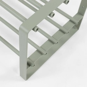 Зелено-сива метална етажерка за обувки Rex - Spinder Design