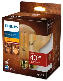 LED крушка VINTAGE Philips G95 E27/7W/230V 1800K