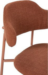 Трапезни столове в комплект от теракотени 4 бр. Adriel – Marckeric