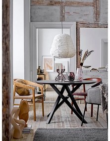 Бяло висящо осветително тяло ø 50 cm Leena – Bloomingville