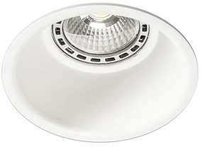 Комплект от 3 модерни вградени прожектори бели - Dept