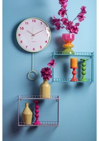 Лилав стоманен стенен рафт на няколко нива 40 cm Reja – PT LIVING