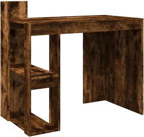 847979 vidaXL Офис бюро, опушен дъб, 103,5x56,5x94 см, инженерно дърво