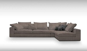 Ъгъл диван Гардероб лофт-Customizable-315φ 185β cm.-Ash