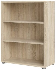 Модулен шкаф за книги в дъбов декор в естествен цвят 89x113 cm Prima - Tvilum