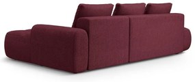 Бордо сгъваем/с място за съхранение ъглов диван (десен ъгъл) Linz – Cosmopolitan Design