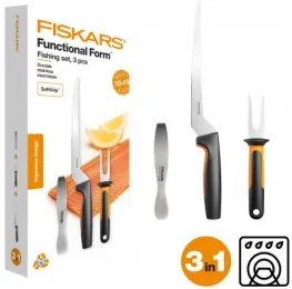 Fiskars - Комплект за почистване на риба Functional Form, 3 части