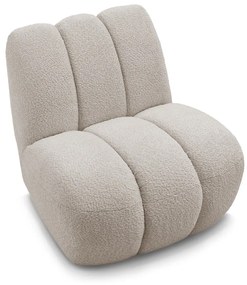 Бежово кресло от прежда с примки от букле Janissaire – Bobochic Paris