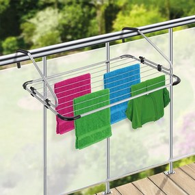 Висяща сушилня за дрехи в сребрист цвят 10,5 m – Orion