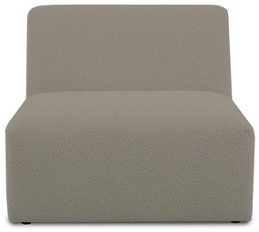 Светлокафяв модулен диван от букле (среден модул) Roxy – Scandic