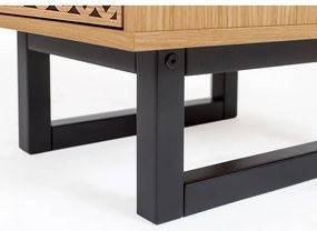 Комод с чекмеджета от дъб Camden Diamond, 40 x 123 cm - Woodman