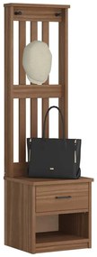 4010482 vidaXL L Дърво за антре SANDNES 45x40x159,5 cm масивна дървесина бор