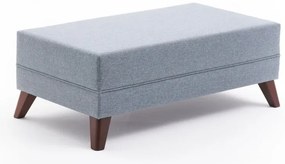 Светлосин ъглов разтегателен диван (ляв ъгъл) Bella – Balcab Home