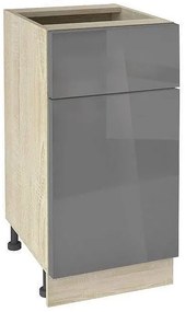 Долен шкаф МДФ Глосмакс 411 (40см) Сонома