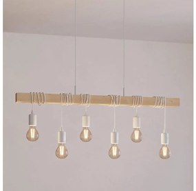 Eglo 43705 - Полилей на кабел TOWNSHEND 6xE27/60W/230V