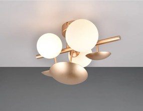 Стенна лампа в златисто-бял цвят Bubble - Trio Select