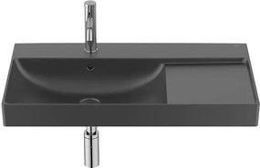 Умивалник Ona, 800 mm, black matt, ляво разположение на купата