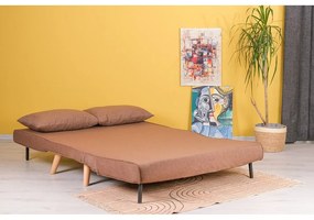 Кафяв разтегателен диван 120 cm Folde - Artie