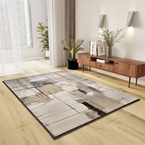 Килим в сив и бежов цвят 133x190 cm Beruti – Universal