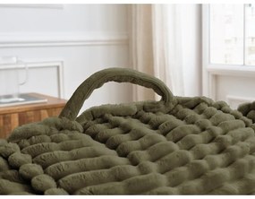 Зелен пуф от рипсено кадифе Socrate – Bobochic Paris