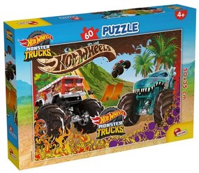 Пъзел, Lisciani, Hot Wheels, 60 части