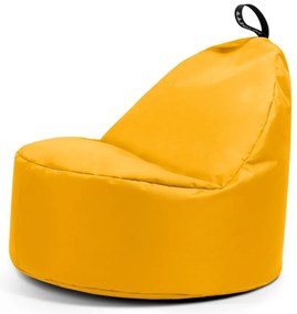 Жълт пуф Round L – So Soft?