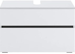 Бял шкаф за мивка , 80 x 55 cm Wisla - Støraa