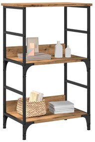 857465 vidaXL Библиотека, дъб артизан, 50x33x82 см, инженерно дърво