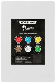 Полиетиленова дъска за рязане на тестени и млечни изделия бяла 45x30x2см (181108-1)