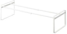 Бяла метална телескопична стойка за обувки Kobe - YAMAZAKI