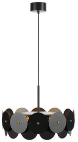 Черно висящо таванно осветително тяло, ø 53 cm Vegas - Markslöjd