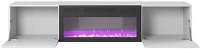 TV шкаф с вградена камина  LIVO RTV-180W K