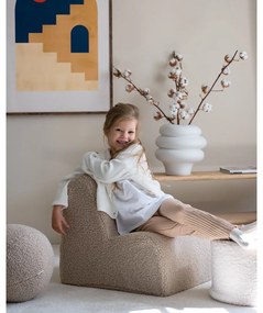 Светлокафяв детски стол от букле Cloud – Wigiwama