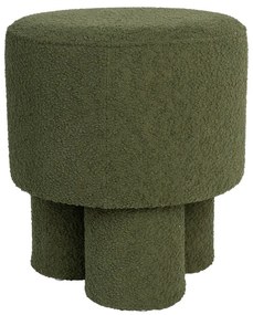 Зелена табуретка от букле Marcos – White Label