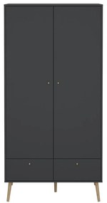 Гардероб антрацит 99x200 cm Bodo - Tvilum