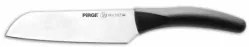 Pirge - Нож SANTOKU от неръждаема стомана черен 18см (71329)-DELUX