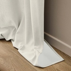 Бежово термо перде от рипсено кадифе 140x260 cm Madison – douceur d'intérieur