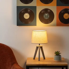 Настолна лампа atmosphera Mini Tripod, 30.5 cm - Сив