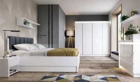 Гардероб Четирикрил Lynx-Бяло