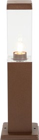 Умна външна стълбова лампа ръждивокафява 45 см вкл. P45 - Malios