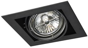 Вграден прожектор черен G53 111mm регулируем - Oneon