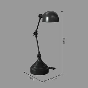 Настолна лампа atmosphera Basalt, 55 cm, Бетон