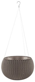 Пластмасова висяща стенна саксия за цветя ø 36 cm Cozy – Keter
