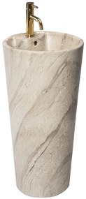 умивалник-Свободностоящ Rea Blanka Natural Matt Marble