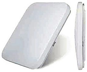 LED Аплик EDM 12W 220-240 V 840 lm Полимер (28 x 28 x 6,3 cm)