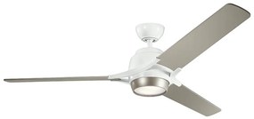 Kichler KLF-ZEUS-60-WHT-LED Димируем таванен вентилатор ZEUS LED/10W/230V + д.у.