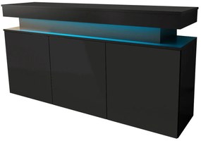 Бюфет Glossa 160 със LED-Mauro
