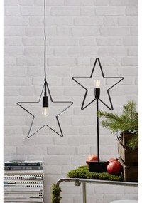 Черна светлинна декорация с коледен мотив Orbit - Star Trading