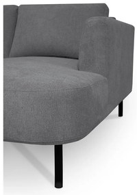 Тъмносив ъглов диван (ляв ъгъл/"U" форма) Hero – Scandic