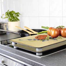 Капаци за печка в комплект от 2 броя от закалено стъкло 52x30 cm Corn-Flowers - Maximex